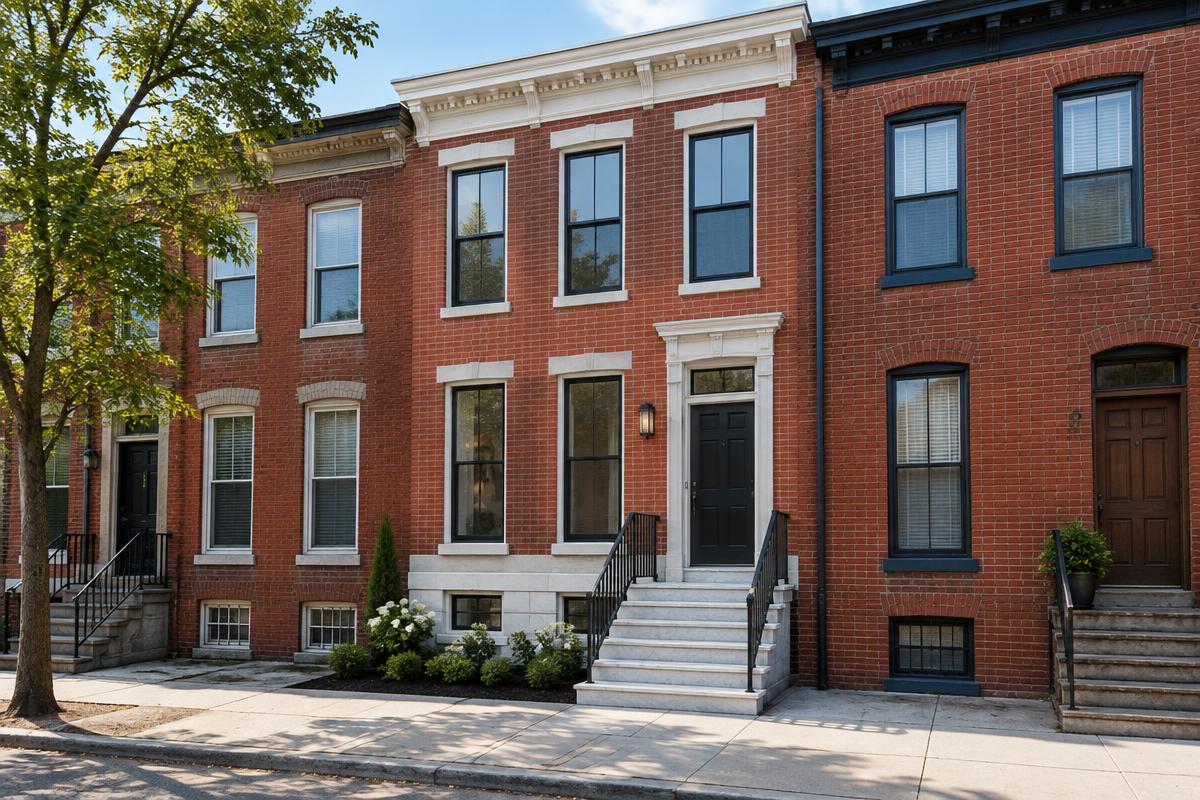 Rendering — Infill lot, Baltimore, MD