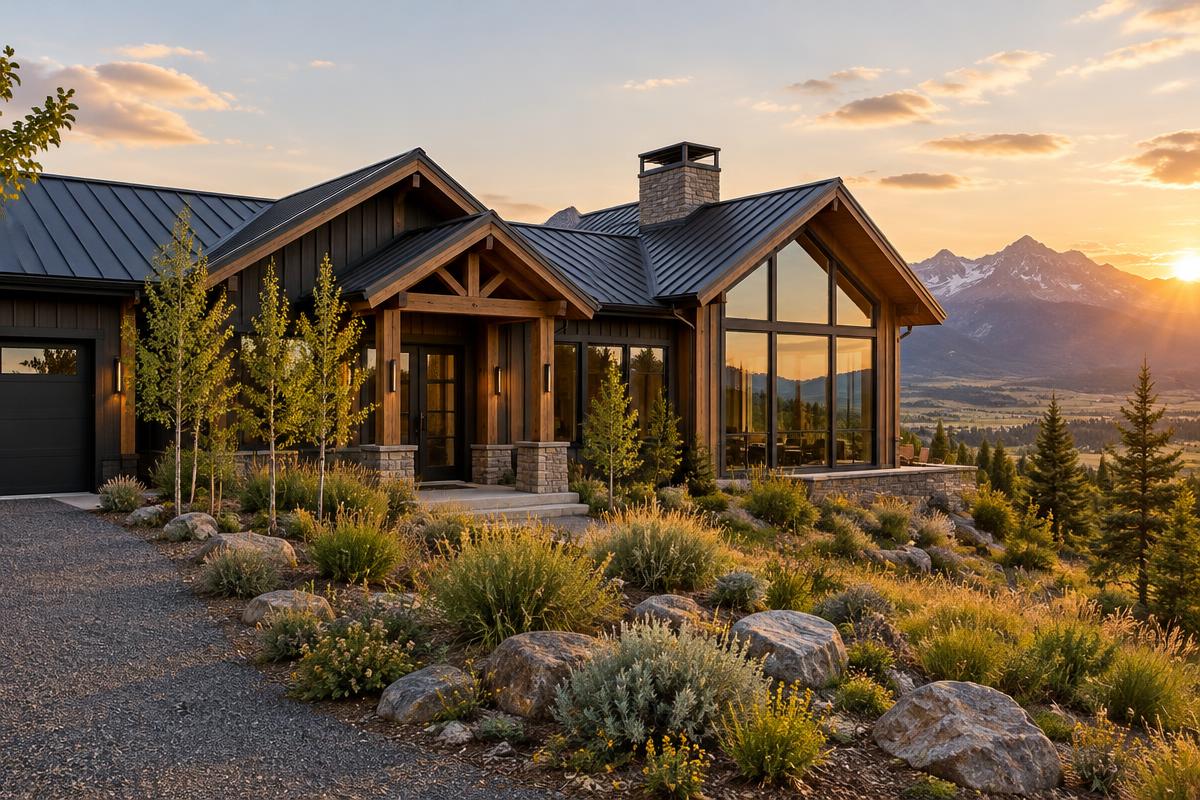 Rendering — Custom build, Bozeman, MT