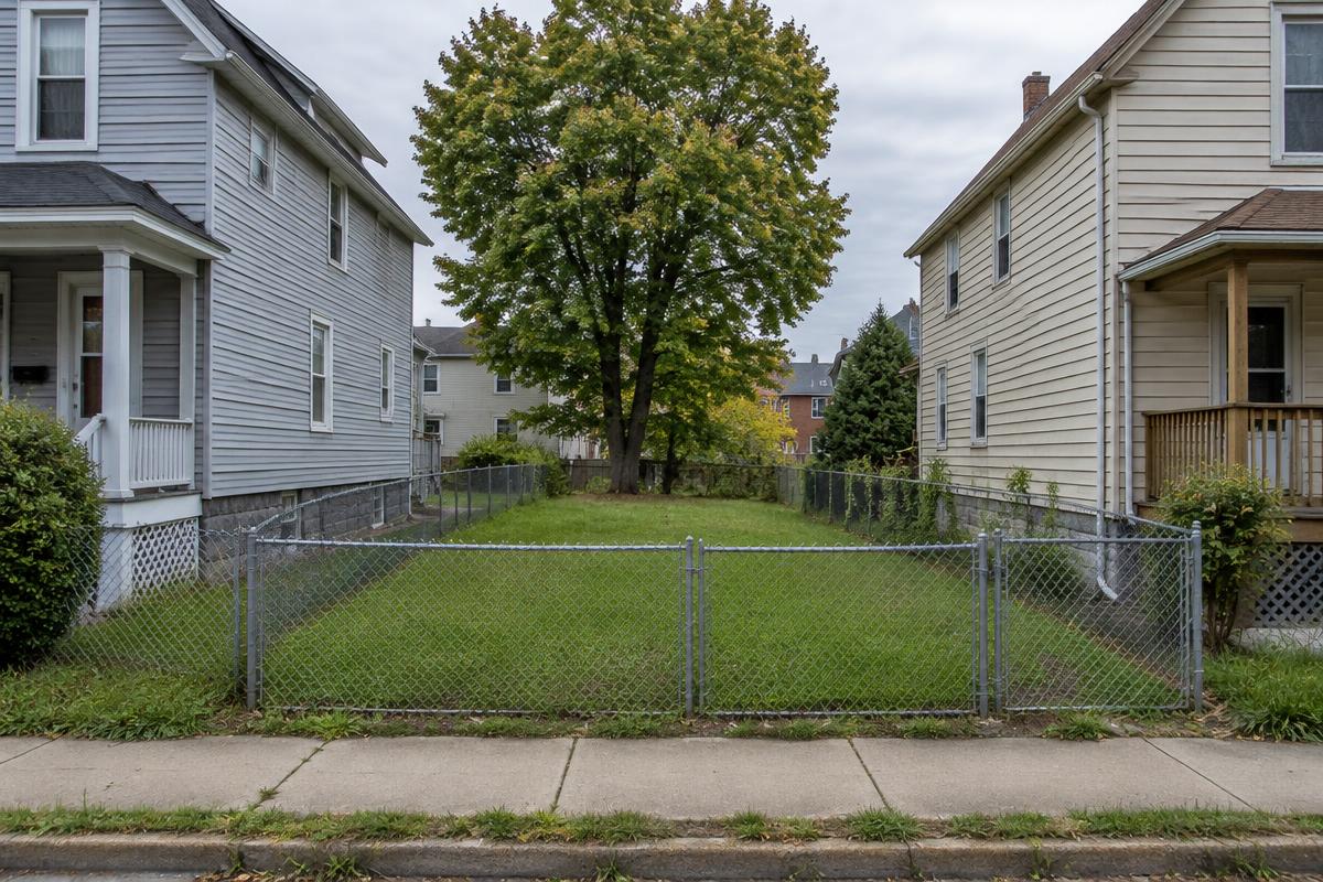 Rendering — the lot before construction, Buffalo, NY