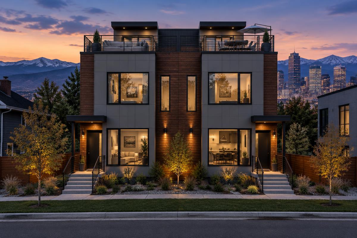 Rendering — Custom duplex build, Denver, CO
