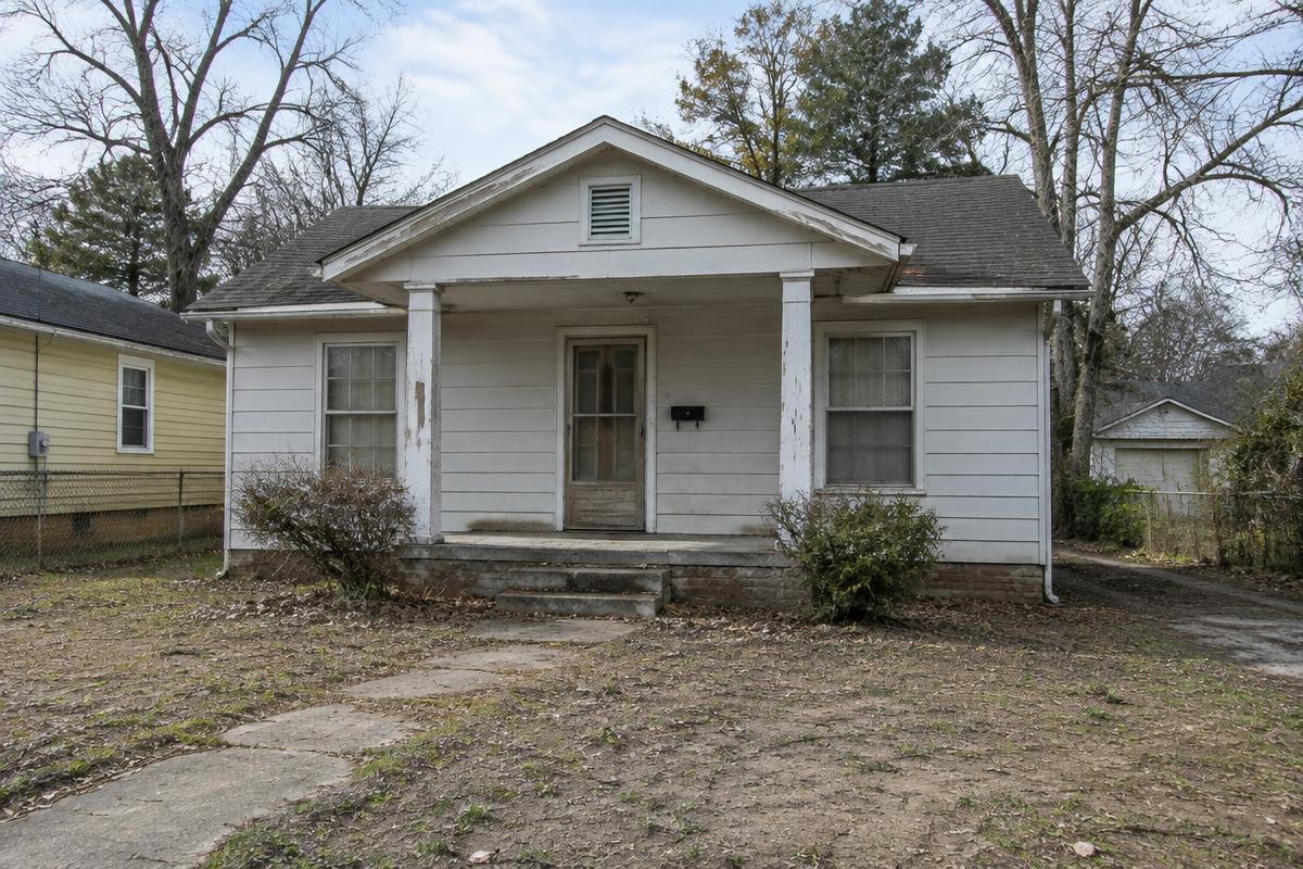 Rendering — the property before renovation, Jackson, MS