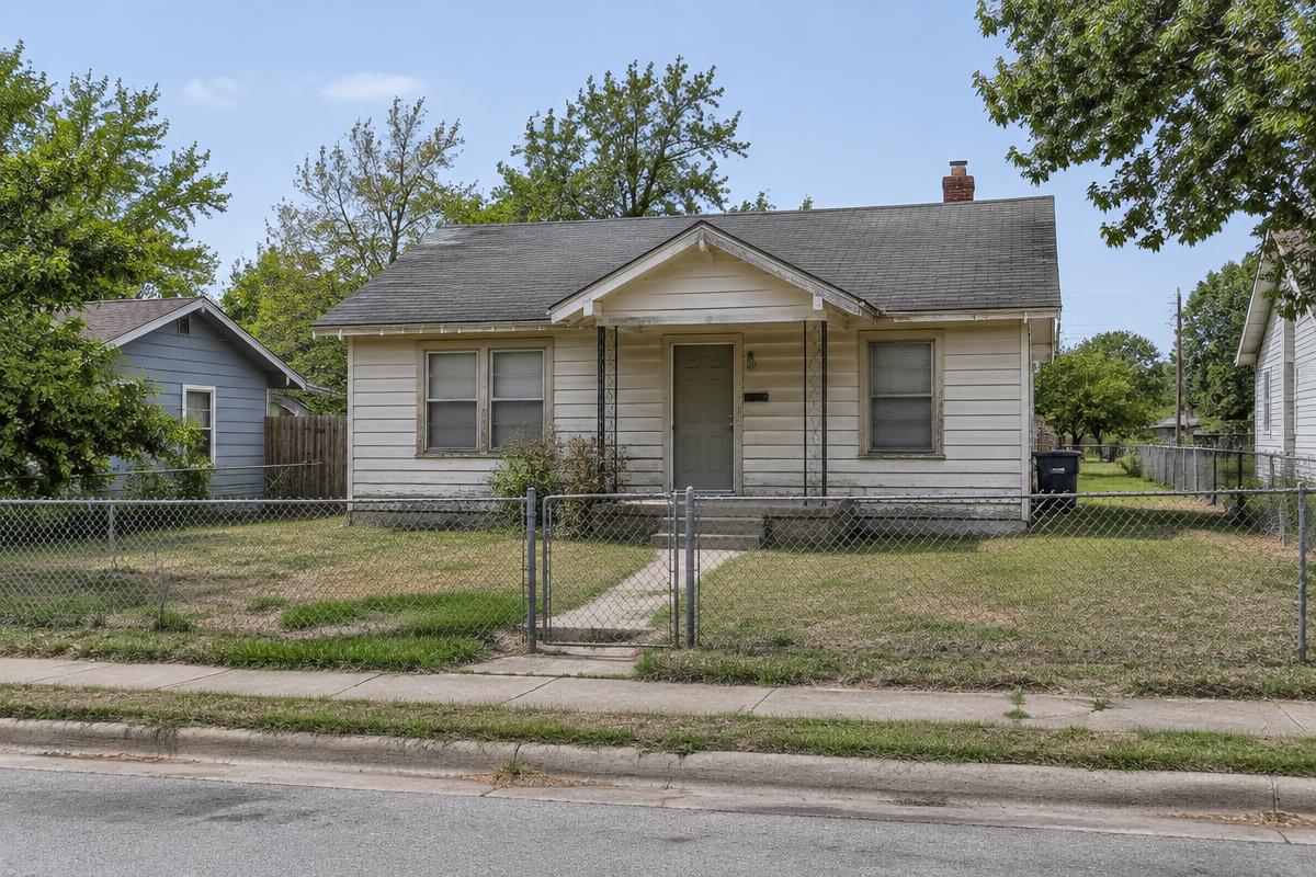 Rendering — the property before renovation, Oklahoma City, OK