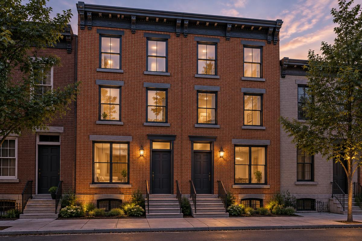 Rendering — Duplex conversion, Philadelphia, PA