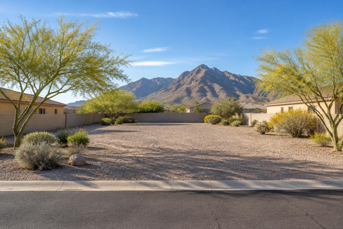 Rendering — the lot before construction, Phoenix, AZ